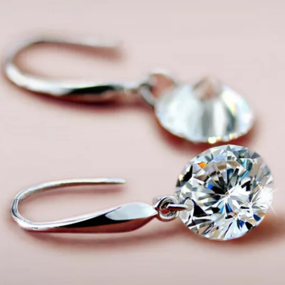 Swarovski Crystal & Sterling Earrings